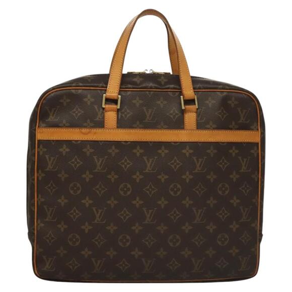 LOUIS VUITTON Monogram Porte Documents Pegas Hand Bag M53343 - Picture 13 of 16